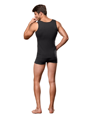 T - H Premium Black Vest Sleeveless Pack Of 3