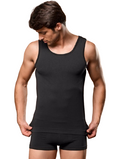 T - H Premium Black Vest Sleeveless Pack Of 3