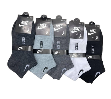Ankle Socks Comfort Fit Cotton Blend 5 Pair Pack
