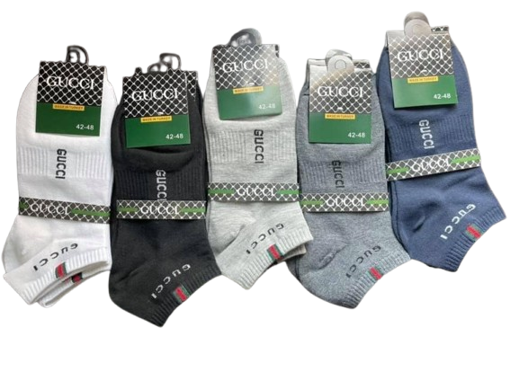 Ankle Socks Comfort Fit Cotton Blend 5 Pair Pack