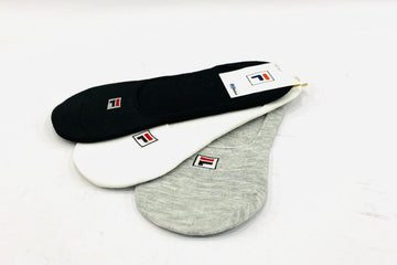 No Show Branded Socks - Pack of 3